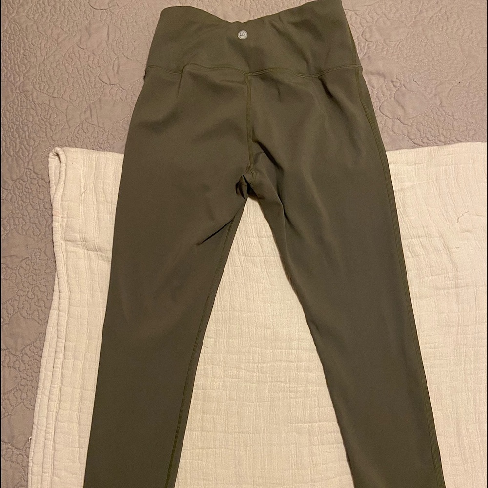 Olive Green QueenieKe Full Length Athletic Legging